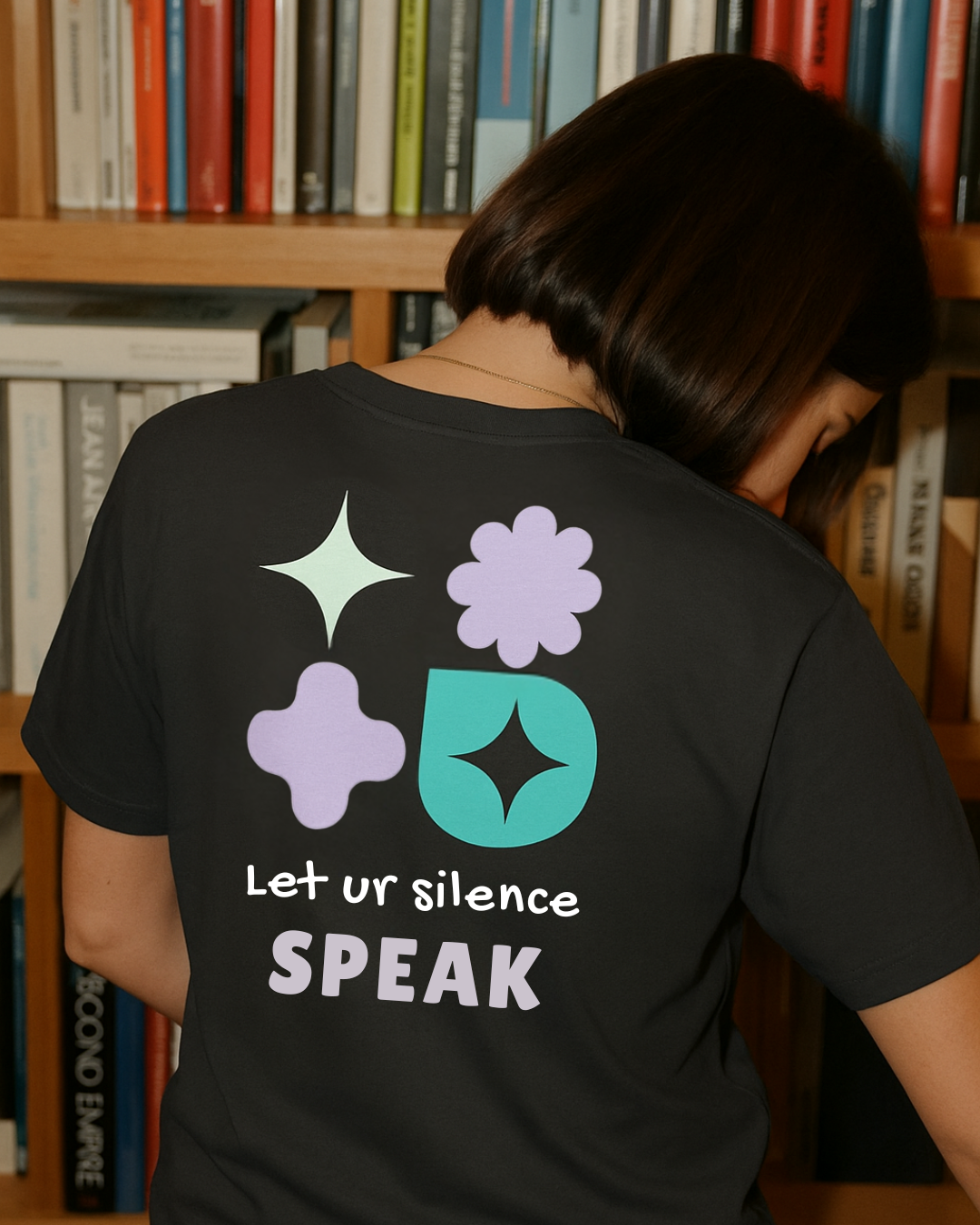 Let Your Silence Speak Oversized T-Shirt