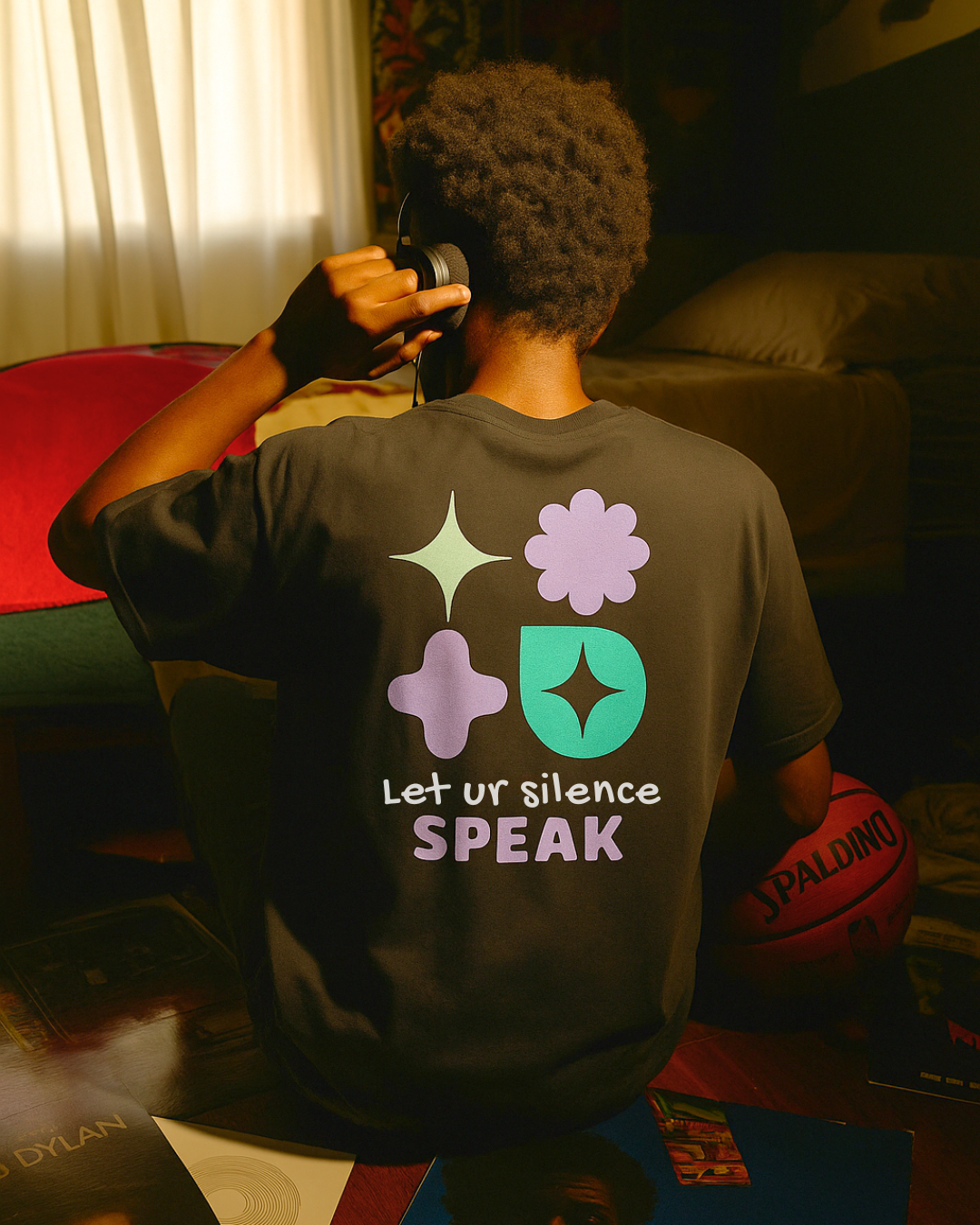 Let Your Silence Speak Oversized T-Shirt