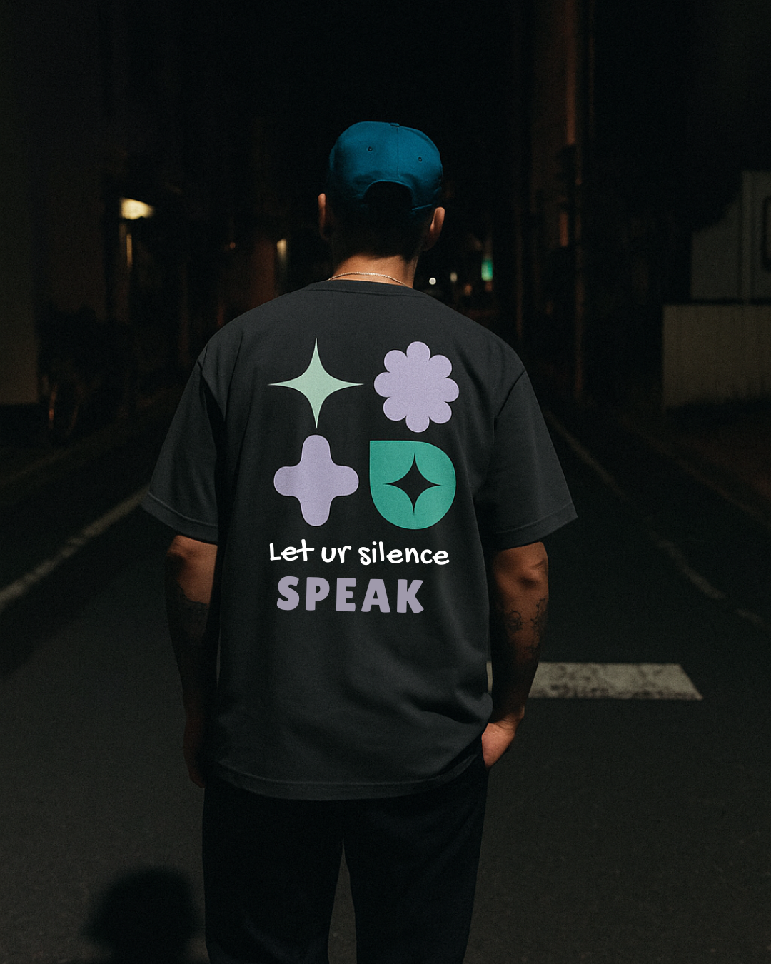Let Your Silence Speak Oversized T-Shirt